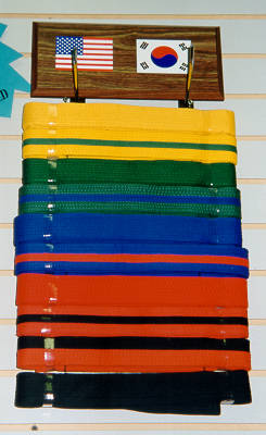 Taekwondo Belt Display